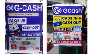 GCASH IN & OUT 2PCS TARPAULIN SIZE 18X24 INCHES