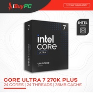 Intel Core Ultra 7 270K Plus | 24 Cores, 24 Threads | LGA1851 (Box)
