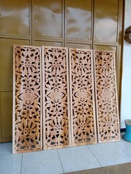 Ukiran Kayu Ornamen Ukir Loster Boven Lisplang Kusen Pintu Custom Ukuran