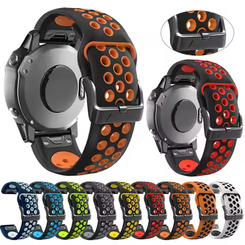 Epix Gen 2 Silicone Strap For Garmin Forerunner 965 955 935 945 S62 S60 Instinct 2 Band Quick Releas
