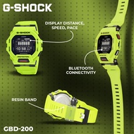 [Official Marco Warranty] GSHOCK GBD-200-9D / gbd200 Yellow resin Digital Men Watch G-SQUAD