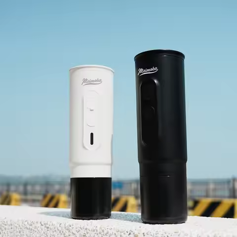 MEIMOKA Portable Electric Espresso Coffer Machine 20 Bar Coffee Maker Capsule & Ground Coffee