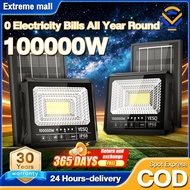 100000W lampu raya solar outdoor waterproof Solar light LED Street Light | Cahaya Menerangi 50M