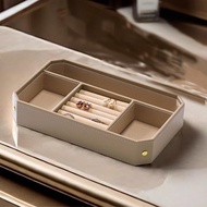 bencross 本心本來-皮革戒指收納盒-奶咖色-八角型