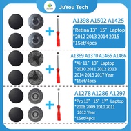 4pcs Laptop Foot Pad Bottom Case Rubber Feet For MacBook Pro A1278 1286 1297 A1398 A1425 A1502 1369 