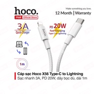 Cáp sạc Nhanh iPhone 1212Pro max PD 20W HOCO X56 Type-C to Lightning truyền dữ liệu và sạc nhanh 3A