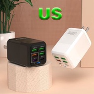 新品手機充電器150W充電頭4USB+2PD多口快充手機充電器5v2.4A