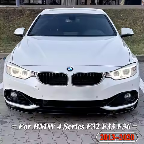 Car Front Bumper Spoiler Lip Diffuser Canard Lip Splitter For BMW 4 Series F32 F33 F36 420i 425i 430