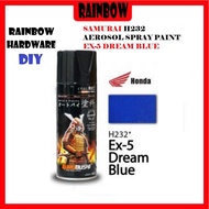 SAMURAI AEROSOL H232 SPRAY PAINT HONDA EX-5 DREAM BLUE 400ML (SABAH DAN SARAWAK TIDAK BOLEH POST)