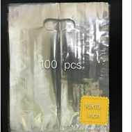 Transparent Clear Shopping / Plastik Lutsinar 16x19inch