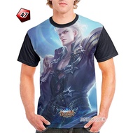 Kaos Mobile Legend Alucard Child Of The Fall Skin Epic Kode ML-47 Sablon Digital Printing