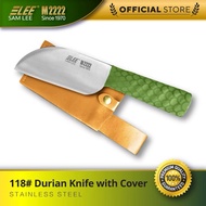 [SAMLEE M2222] 118# Durian_Knife with Cover (Colour Handle)