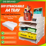 Rack Dokumen A4 Storage Tray / Office Organizer DS Brand E