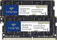 Timetec Hynix IC 32GB KIT(2x16GB) DDR4 2133MHz PC4-17000 Unbuffered Non-ECC 1.2V CL15 2Rx8 Dual Rank