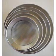 Circular Cake Pan/ Alum Cake Tin  6",7",8",9",10"/Kek Tin Bulat/Kek Tin  (Aluminium)