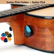 Guitar Picks 0.46/0.71/0.96mm  Guitar Pick Holder Set for Acoustic Guitar Electric Guitar Bass Ukule