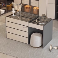 Closet Island Cabinet, Simple Home Island Table, Makeup Drawer Cabinet, Integrated Jewelry Display A