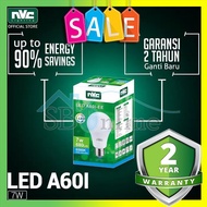 NVC A60I EE 7W 6500K 220 240V LED BULB LAMP 2 YEAR WARRANTY