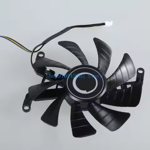 652F 2Pcs 87mm RTX2060 Graphics Card Cooling VGA Fan T129015SU 4Pin 12V Coolers Fan for RTX2060 2070