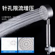 AT-🛫304Stainless Steel Shower Head Small Waist Turbo Filter Shower Head Shower Nozzle Home Bath Shower Set