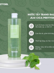 Tẩy trang Prettyskin rau má Jeju Cica