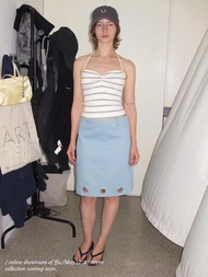 CASA PROJECTS - Eyelet midi skirt (Pre-Order)