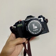 8/9成新 Canon AE-1 Program FD 50mm F2 全黑版