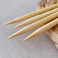 Manzige 20cm Length Sweater Needle Bamboo Knitting Sleeve Short Needle Wool Knitting Needle Handmade