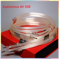 Dây loa AV AUDIOMECA S30 Jack Bắp chuối mạ bạc cao cấp - Cable AV AUDIOMECA S30