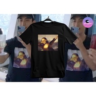 DK / DOKYEOM SEUNGKWAN SEVENTEEN INSPIRED MONA LISA DAB T-SHIRT BLACK ROUND NECK CASUAL TEE