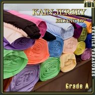 BEST QUALITY Kain Jersey (JC) 60 Inch Interlock Kain JC Kosong Kain Untuk Cover Meja Dan Kerusi Kain