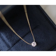 Cute young gold necklace 15% content (1.5 grams)