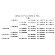 Hotlink Sim VIP Number Prepaid Special ( 012 )