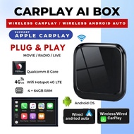 Carplay AI Box Wireless Apple Android Auto Carplay 8 Core Tbox