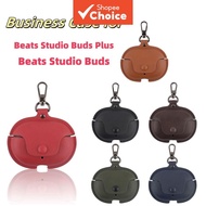Case for Beats Studio Buds Plus Leather Green Protective Earphone Casing Beats Studio Buds Cover