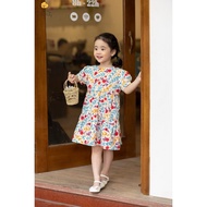 LITIBABY floral dress for babies from 11kg - 35kg