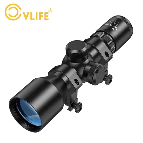 CVLIFE 3-9x40 Compact Scope Crosshair Reticle made of high-strength aluminum alloy with Mounts