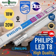 【Ready Stock】PHILIPS ECOFIT T8 FLUORESCENT LED TUBE 18W / 20W 4FT (6500K) / Lampu Kalimantang 18W / 