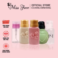 Assorted solution bottles + gel cleaner bottles + opi bottles + kitty bottles + rose bottles + pink 