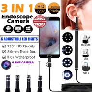 3-in-1 USB LED ear endoscope ear wax removal endoscope ear cleaning endoscope mini camera ear endosc