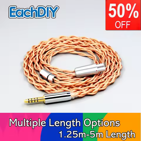 Graphene 7N OCC Shielding Coaxial Mixed Earphone Cable For Sennheiser HD800 HD800s HD820s HD820 Dhar