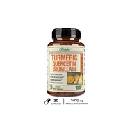 Thực phẩm bổ sung Quercetin với Bromelain từ nghệ - Viên nang Quercetin 500mg + Curcumin với tiêu đe