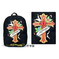 Can Install Medium Size Ed hardy Shengxin Cross Backpack Double Shoulder Bag Trendy School *