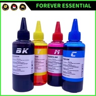 (FOREVER ESSENTIAL) Universal Printer Ink Black Red Blue Cyan Colour Easy to Use Inks Cartridge Vibr