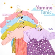 [KIDS DIARY] children's dress mix plain motif 1-10 years YAMINA TUNIK