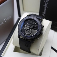 [ ORIGINAL ] Jam Tangan Pria Alexandre Christie 6627 AC 6627 MC Rubber