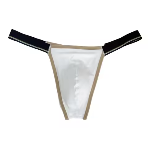 Breathable Low Waist Men Ice Silk Thongs Thin Underpants Men's Panties Lingerie Underwear Male Brief