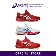 【ASICS】FF3 Novak Red White Men Wear Resistant Low Cut Professional Tennis Shoes