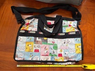 LeSportsac x Snoopy Peanuts Comic  bag