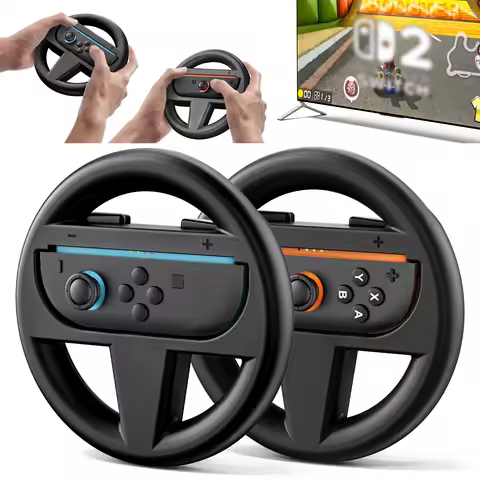 Steering Wheel for N-Switch 2 Joycon (2025), for Switch 2 Racing Wheel for NS2 Racing Games Accessor